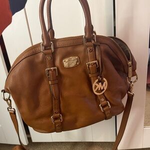 Michael Kors Tan Leather Satchel